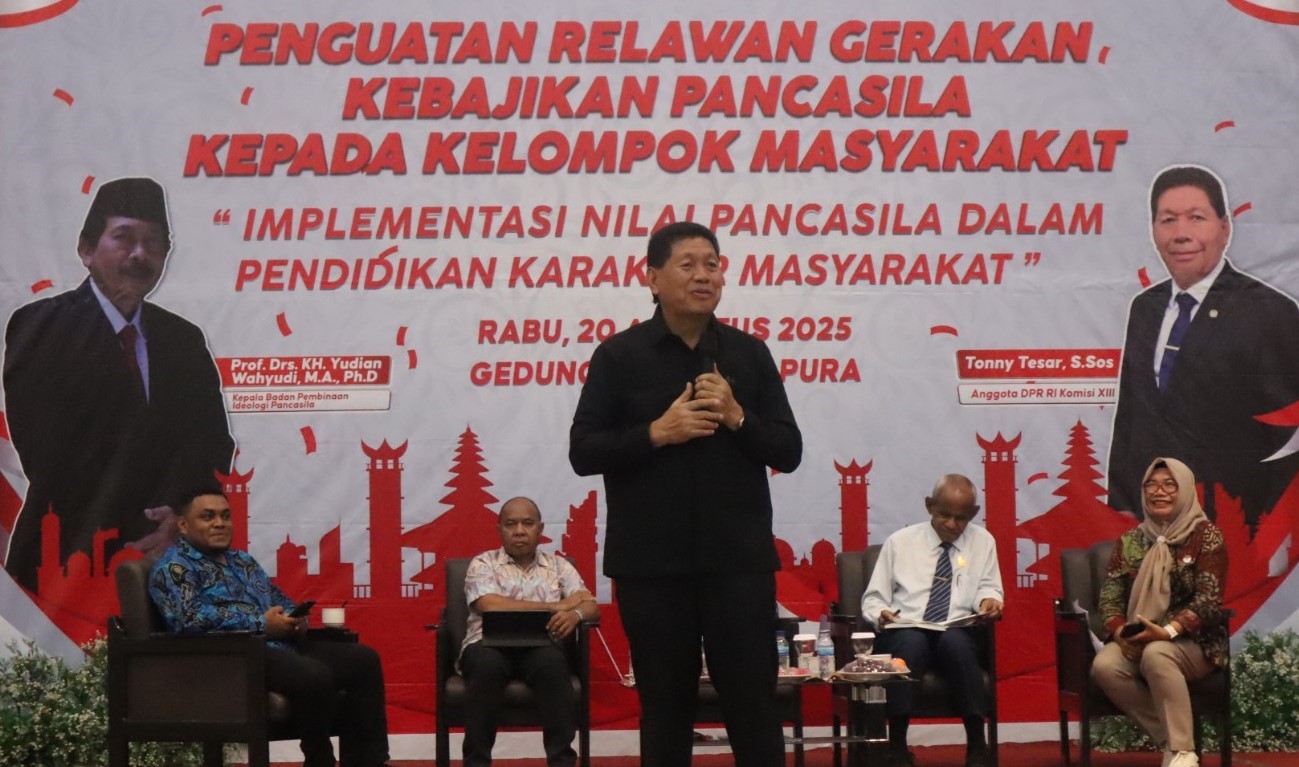 Tonny Tesar Ajak Generasi Muda Papua Jaga Nilai-Nilai Pancasila